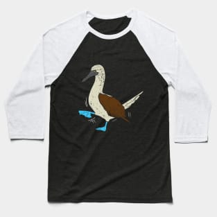 Dancing Blue Foot Boobie Bird Baseball T-Shirt